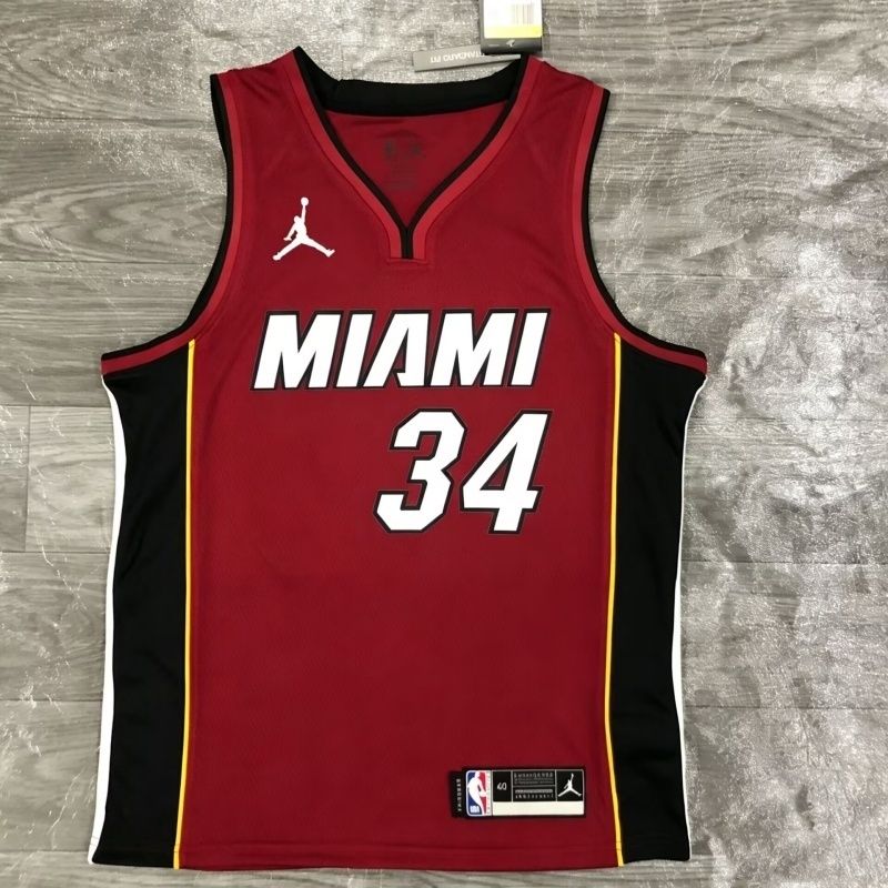 Giannis Antetokounmpo Miami Heat Red Jersey #34