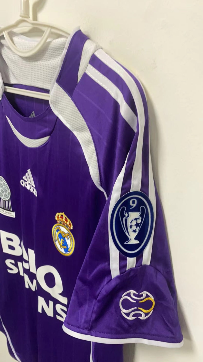 David Beckham Real Madrid 06/07 Fourth away Original Retro Jersey