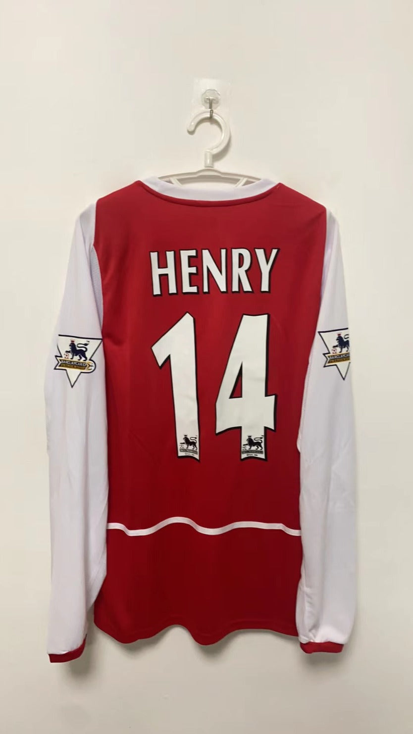 Thierry Henry Arsenal 2002/04 Home Original Retro Jersey