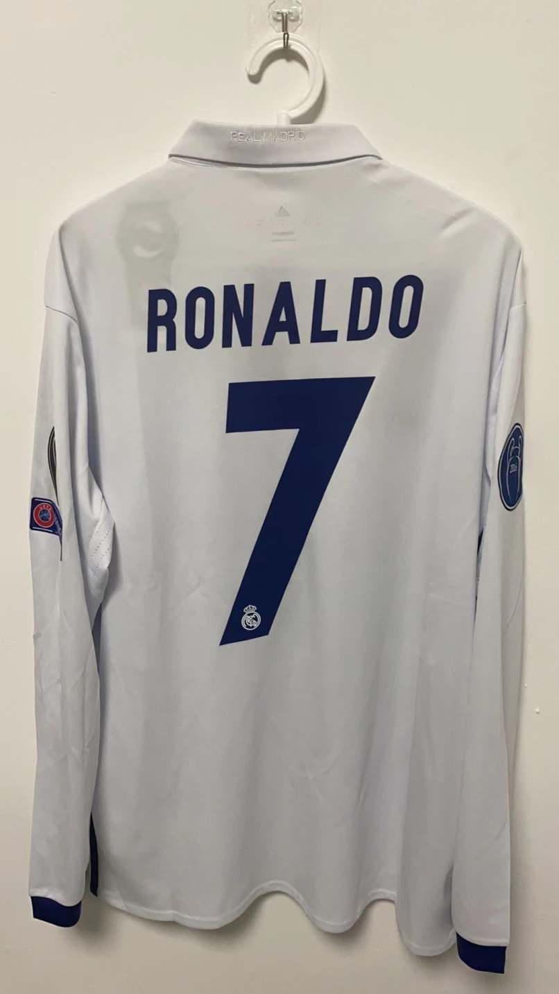 Cristiano Ronaldo CR7 Real Madrid 16/17 Home Original Retro Jersey