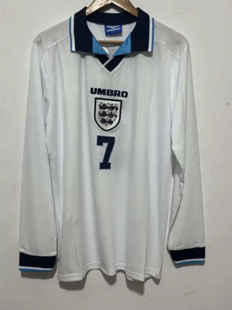 David Beckham England National Team 1996 Home Original Retro Jersey