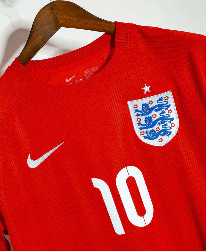 Wayne Rooney England National Team 2014 Away Original Retro Jersey