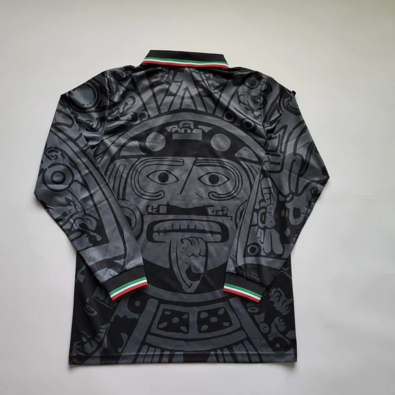 Mexico National Team 1998 Away Original Retro Jersey Black