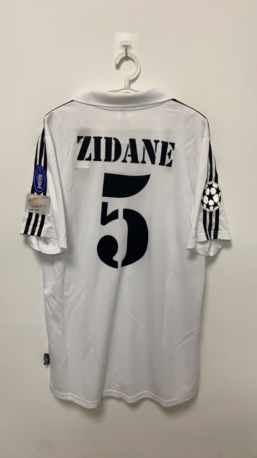 Zidane Real Madrid 02/03 Home Original Retro short sleeve Jersey