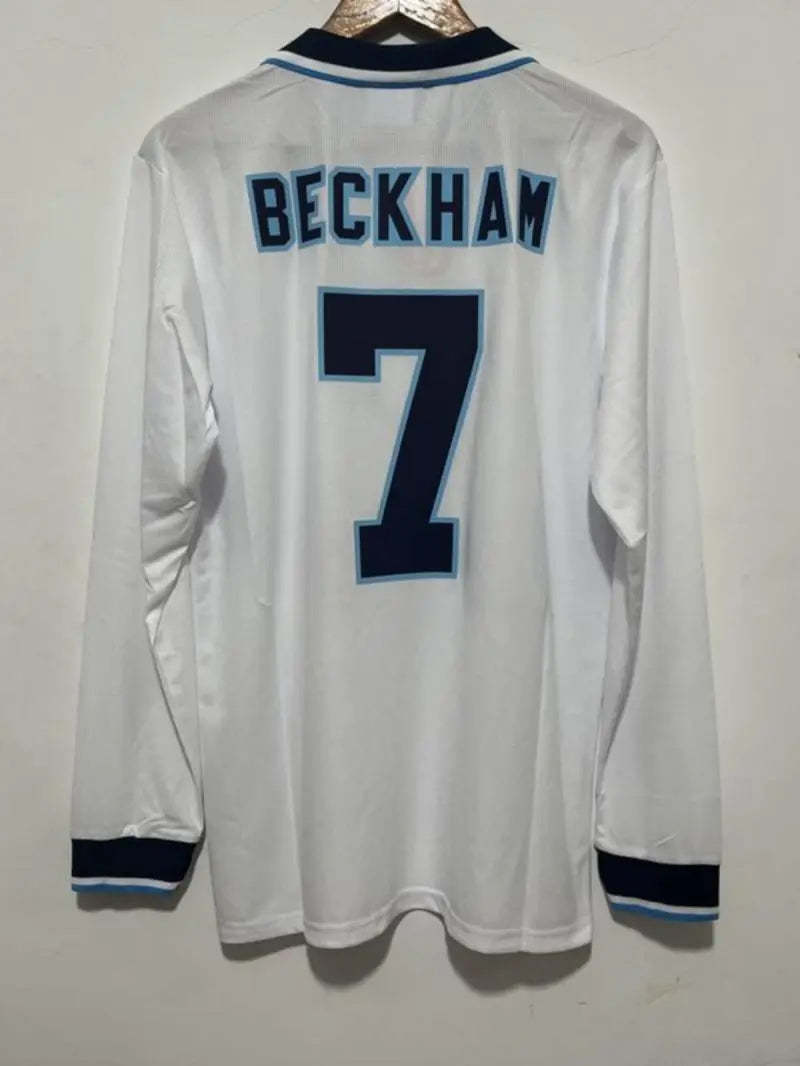 David Beckham England National Team 1996 Home Original Retro Jersey