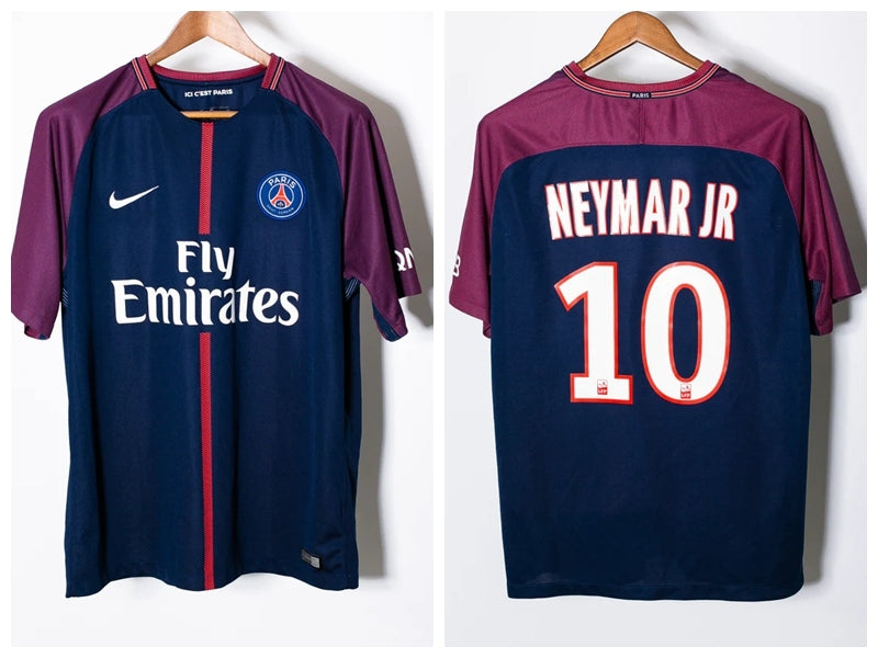 Neymar 2017-18 Paris Saint-Germain PSG Home Original Retro Jersey