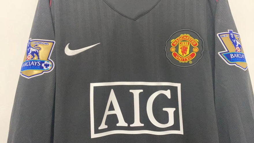 Cristiano Ronaldo CR7 Manchester United 07/08 Away Original Retro Jersey