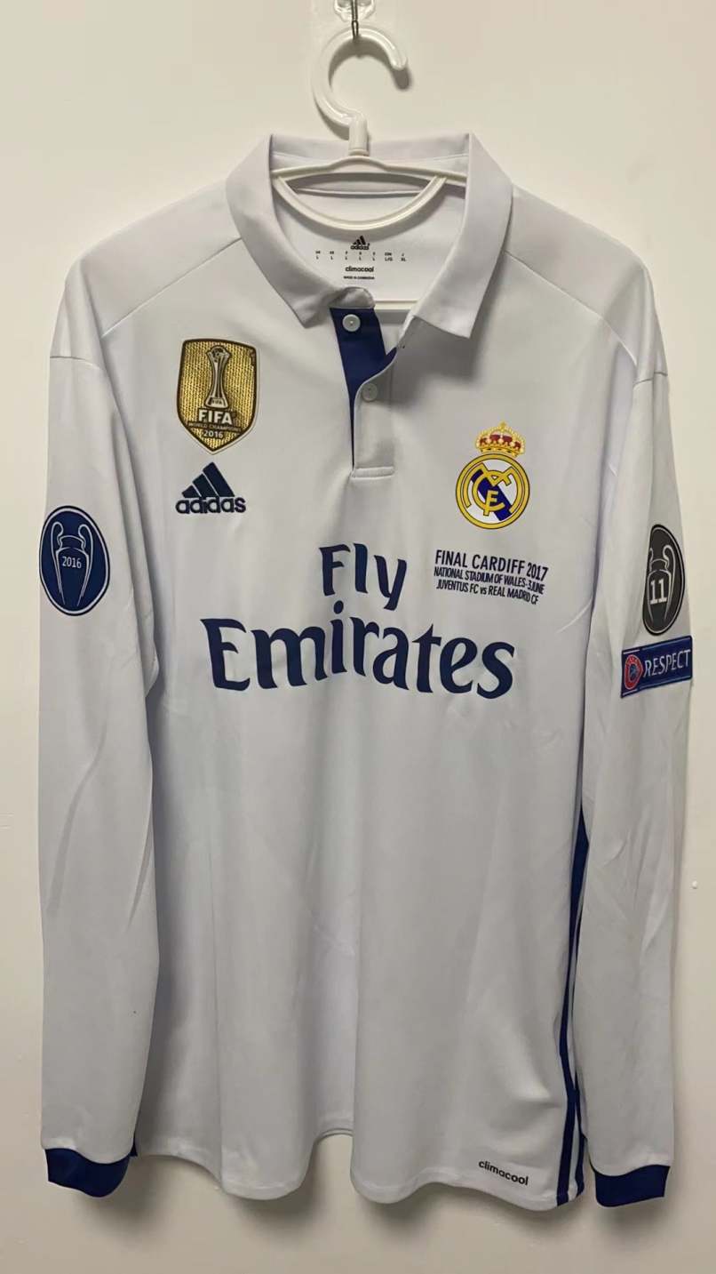Cristiano Ronaldo CR7 Real Madrid 16/17 Home Original Retro Jersey