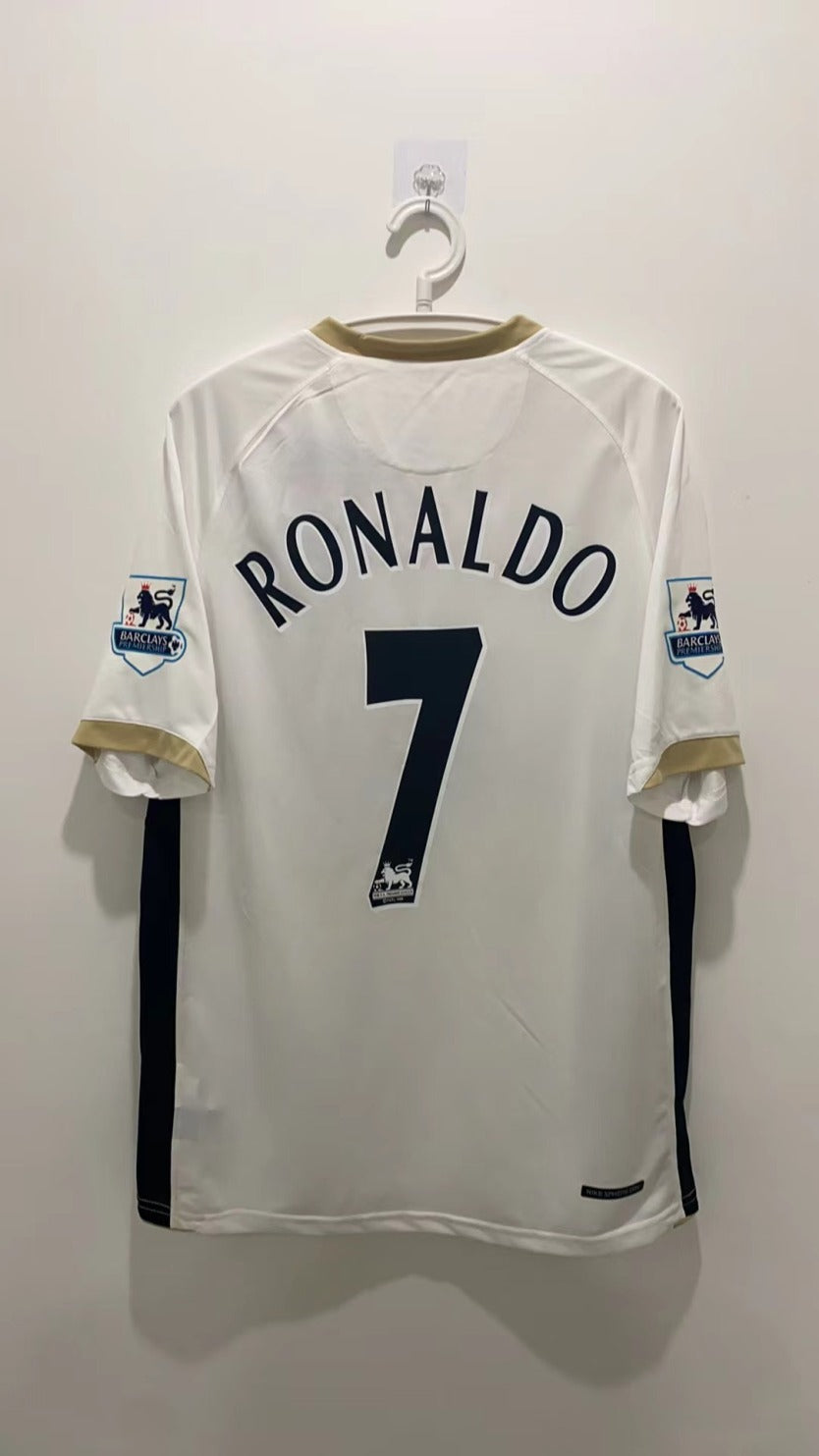 Cristiano Ronaldo CR7 Manchester United 06/07 Away Short sleeve Retro Jersey