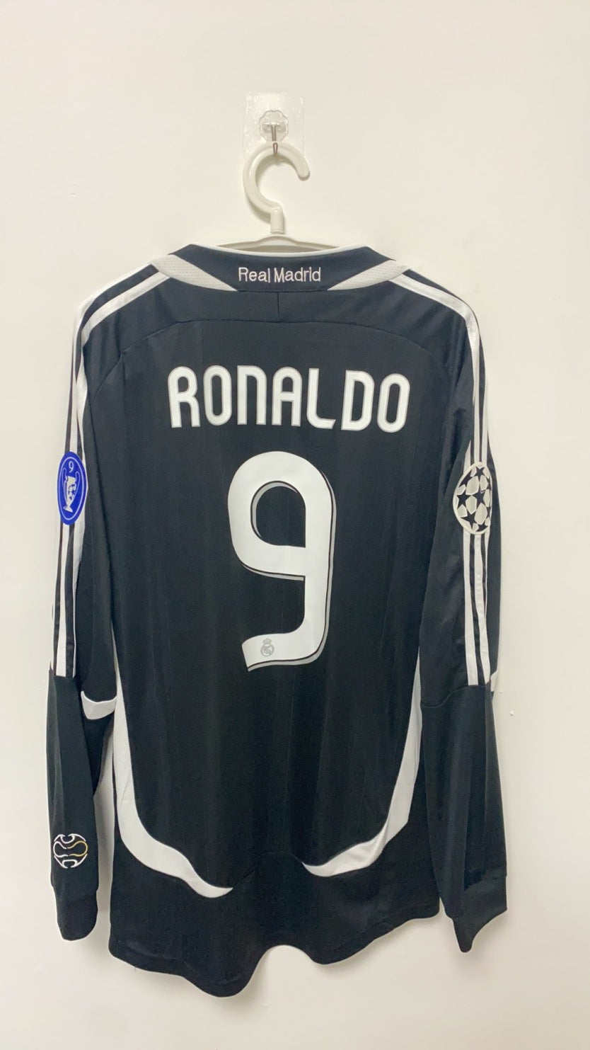 Ronaldo Real Madrid 06/07 Third away long sleeved Original Retro Jersey