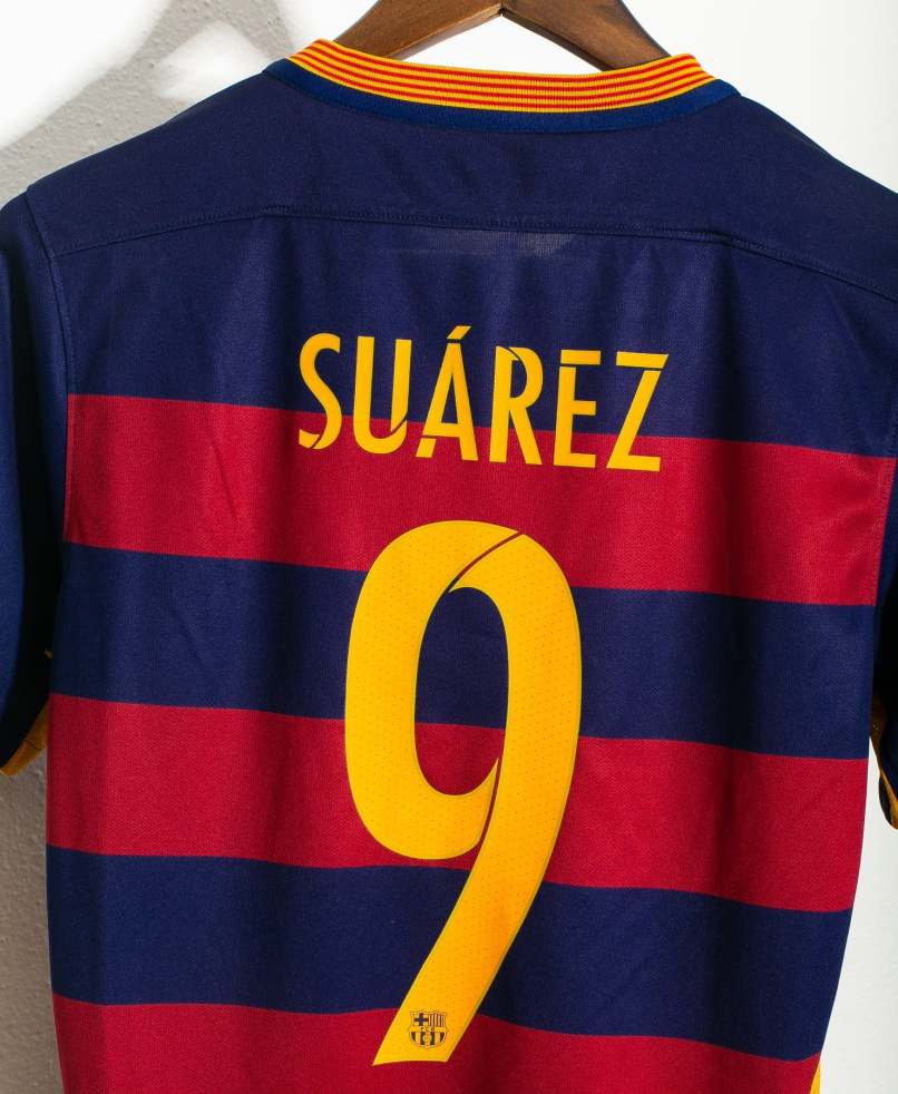Luis Suarez Barcelona 15/16 Home Original Retro Jersey
