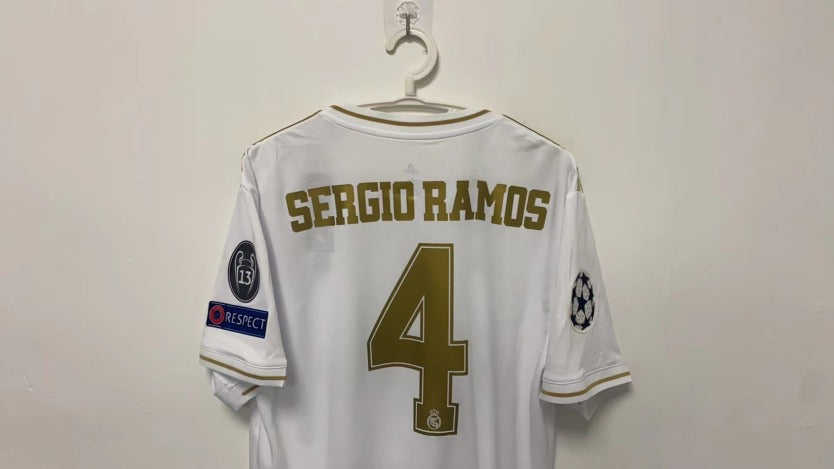 Sergio Ramos Real Madrid 19/20 Home Original Retro Jersey