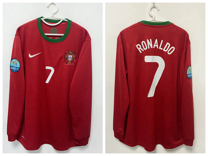 Cristiano Ronaldo CR7 Portugal National Team 2012 Home Original Retro Jersey