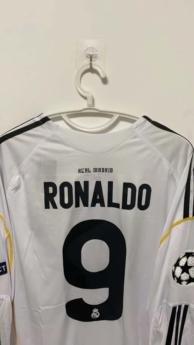 Cristiano Ronaldo CR7 Real Madrid 09/10 Home Original Retro Jersey