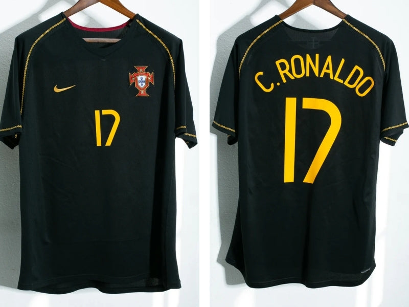 Cristiano Ronaldo CR7 Portugal National Team 2006 Away Original Retro Jersey