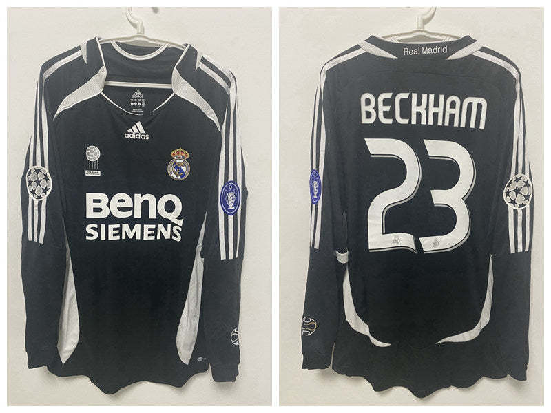 David Beckham Real Madrid 06/07 Away Original Retro Jersey