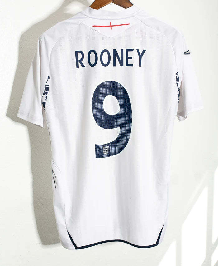 Wayne Rooney England National Team 2008 Home Original Retro Jersey