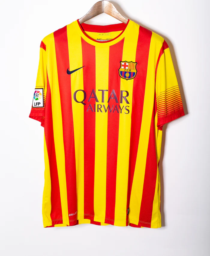 Neymar 2013-14 Barcelona Away Original Retro Jersey