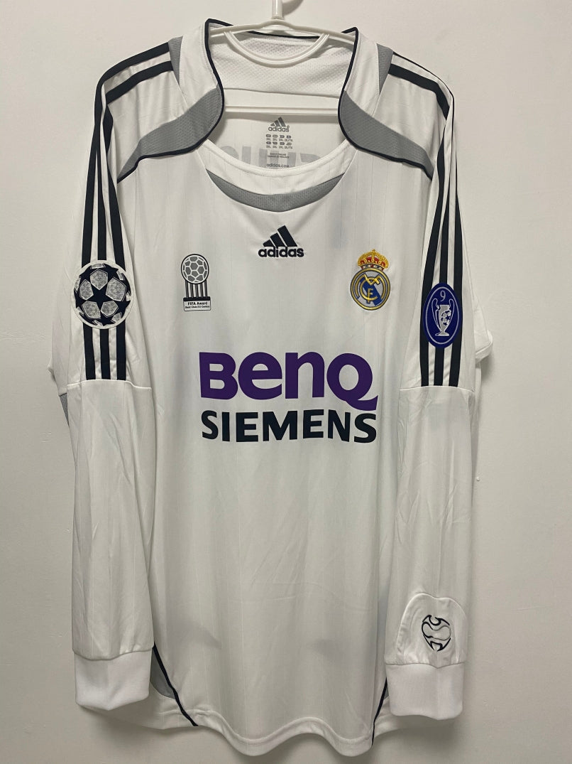 David Beckham Real Madrid 06/07 Home Original Retro Jersey