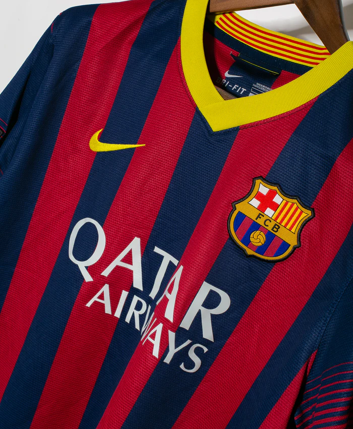 Messi Barcelona 2013/14 Home Original Retro Jersey