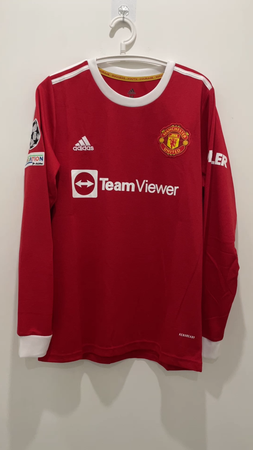 Cristiano Ronaldo CR7 Manchester United 21/22 Home Original Retro Jersey