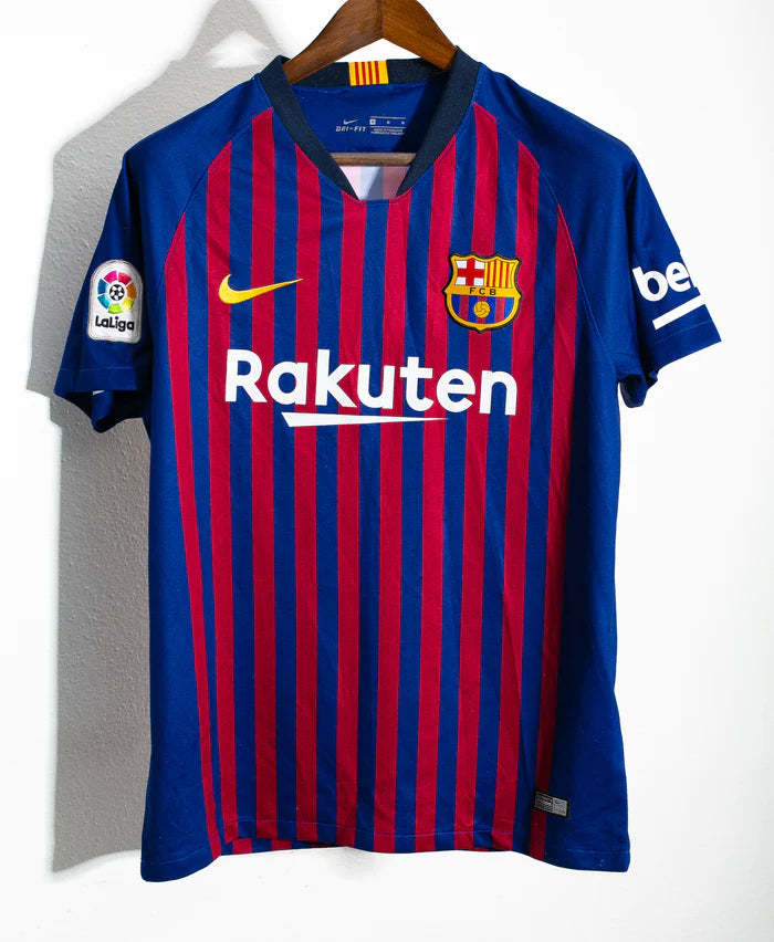 Luis Suarez Barcelona 18/19 Home Original Retro Jersey