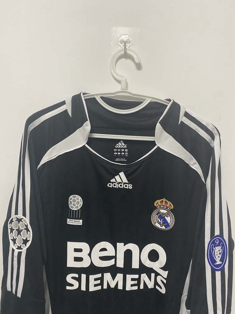 David Beckham Real Madrid 06/07 Away Original Retro Jersey