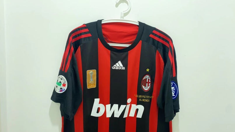 David Beckham AC Milan 08/09 Home Original Retro Jersey