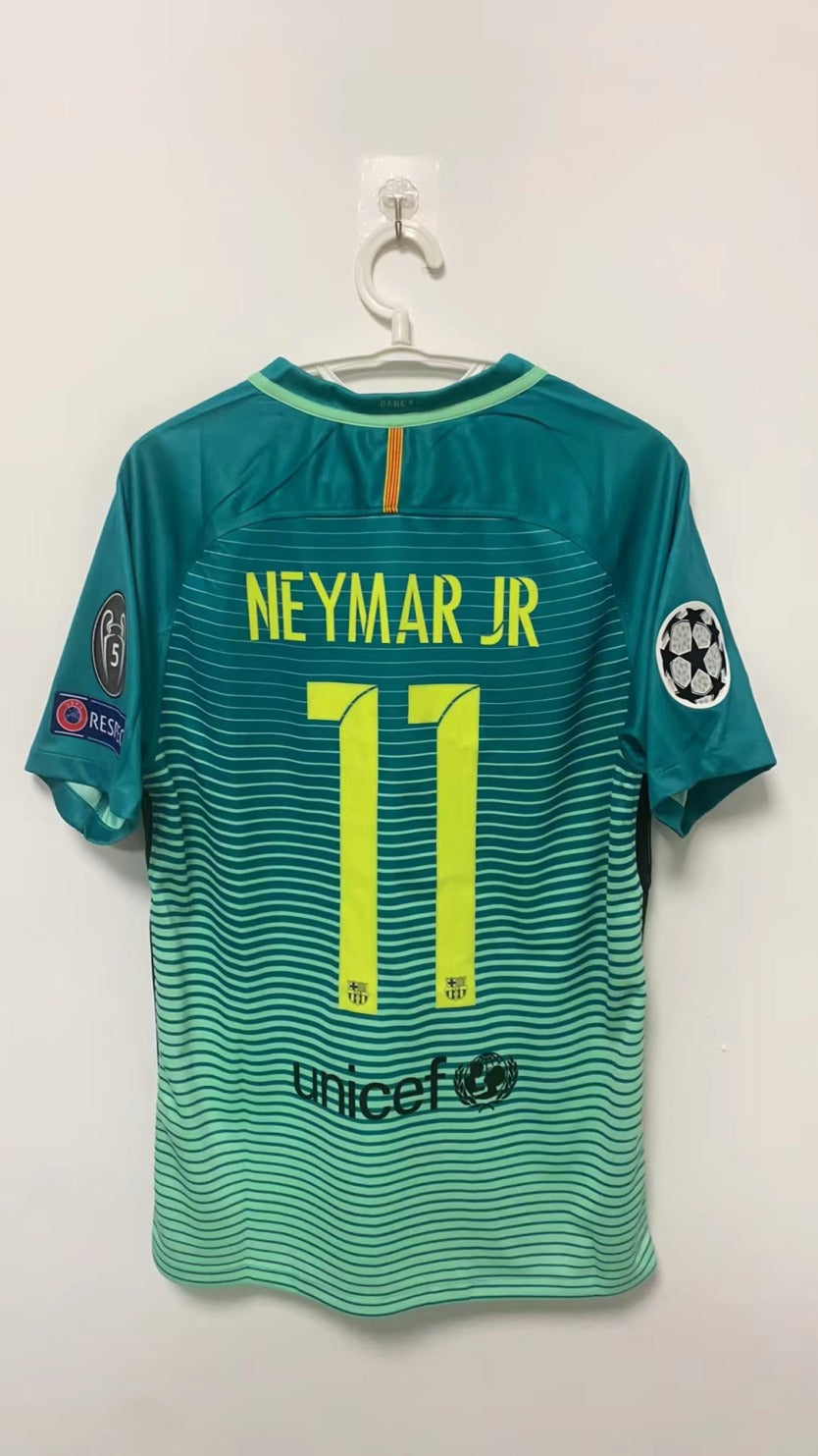 Neymar 2016-17 Barcelona Third Original Retro Jersey
