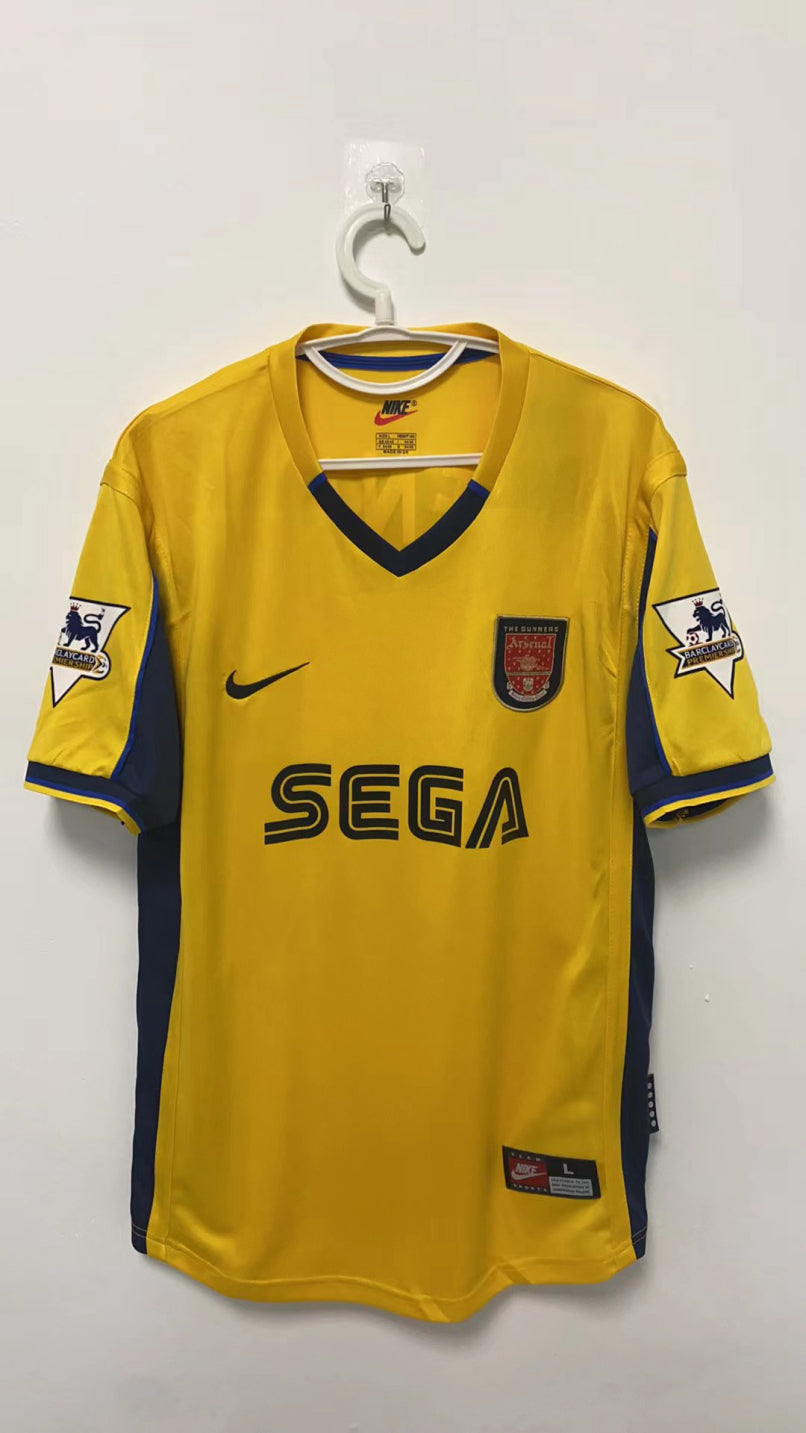 Thierry Henry Arsenal 99/00 Away Original Retro Jersey