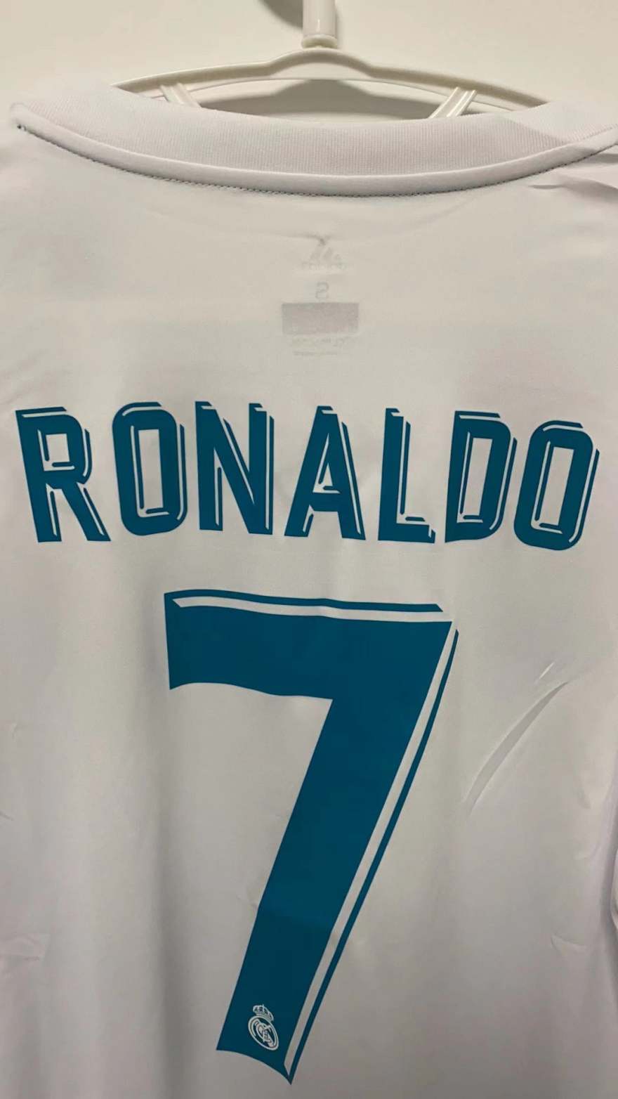 Cristiano Ronaldo CR7 Real Madrid17/18 Home Original Retro Jersey