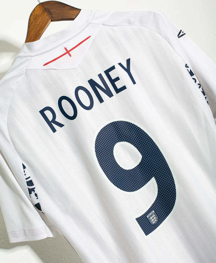 Wayne Rooney England National Team 2008 Home Original Retro Jersey