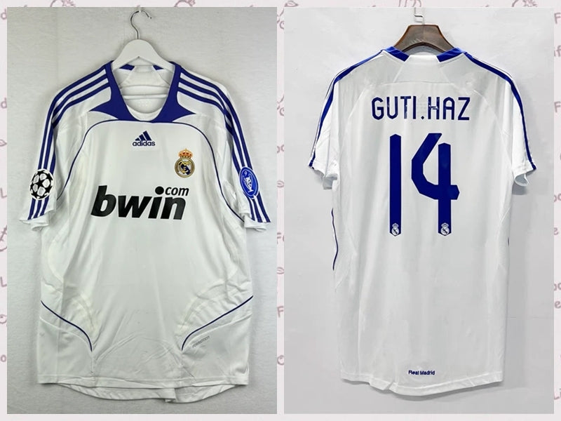 Guti.H Real Madrid 07/08 Home Original Retro Jersey