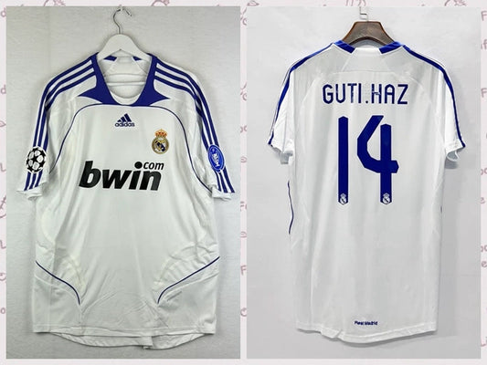 Guti.H Real Madrid 07/08 Home Original Retro Jersey