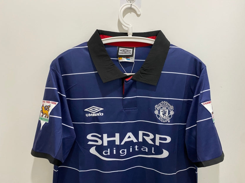 keane Manchester United 99/00 Away game Retro Jersey