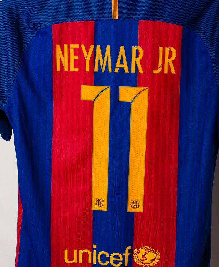 Neymar 2016-17 Barcelona Home Original Retro Jersey