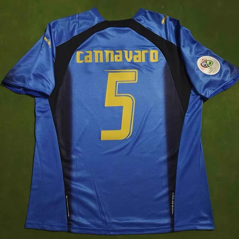 Cannavaro Italy National Team 2006 Home Original Retro Jersey