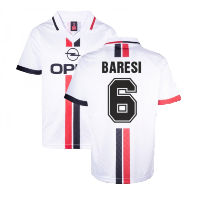 Franco Baresi AC Milan 95/96 Away Original Retro Jersey