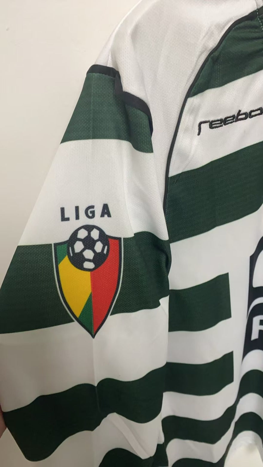 Cristiano Ronaldo CR7 Sporting Lisbon 01/03 Home Long-sleeve Retro Jersey