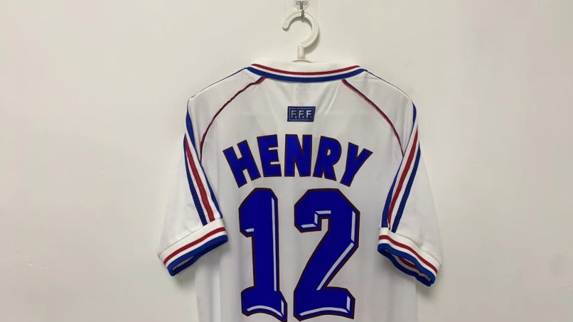 Thierry Henry France National Team 1998 Away Original Retro Jersey