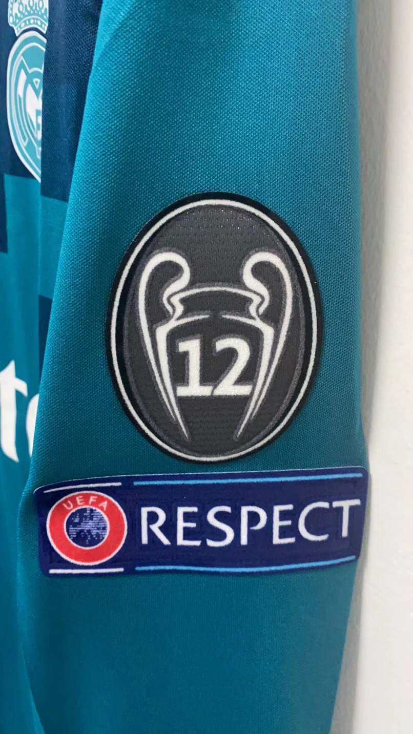 Cristiano Ronaldo CR7 Real Madrid 16/17 Away Original Retro Jersey Green