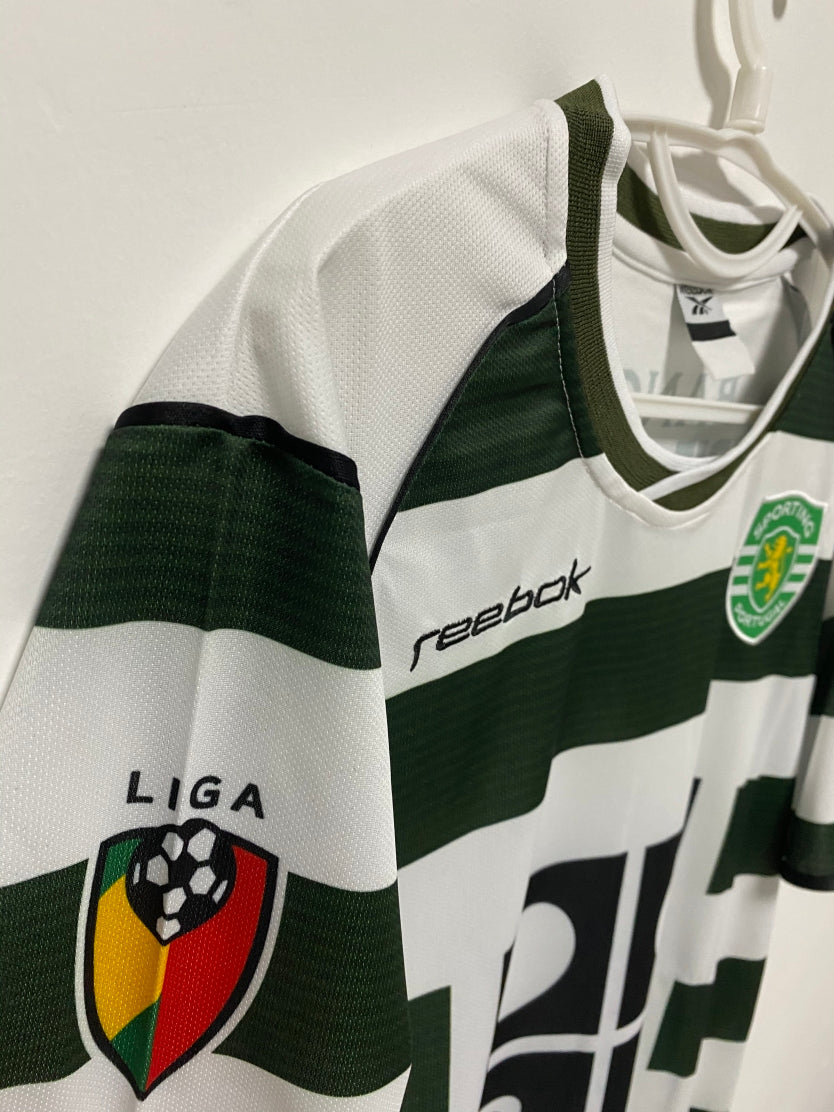 Cristiano Ronaldo CR7 Sporting Lisbon 01/03 Home Short-sleeve Retro Jersey