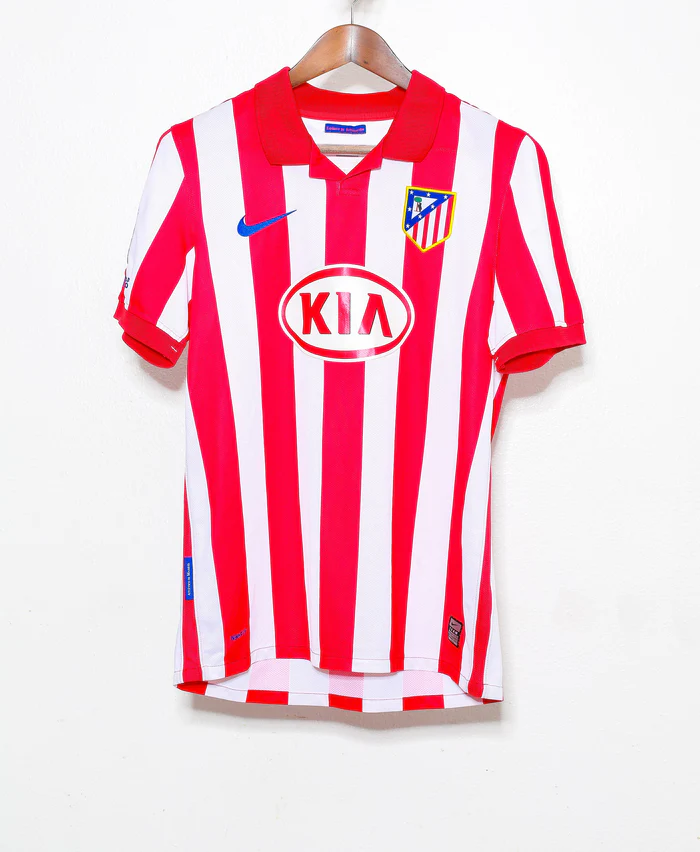 KUN Aguero Atletico Madrid 09/10 Home Original Retro Jersey