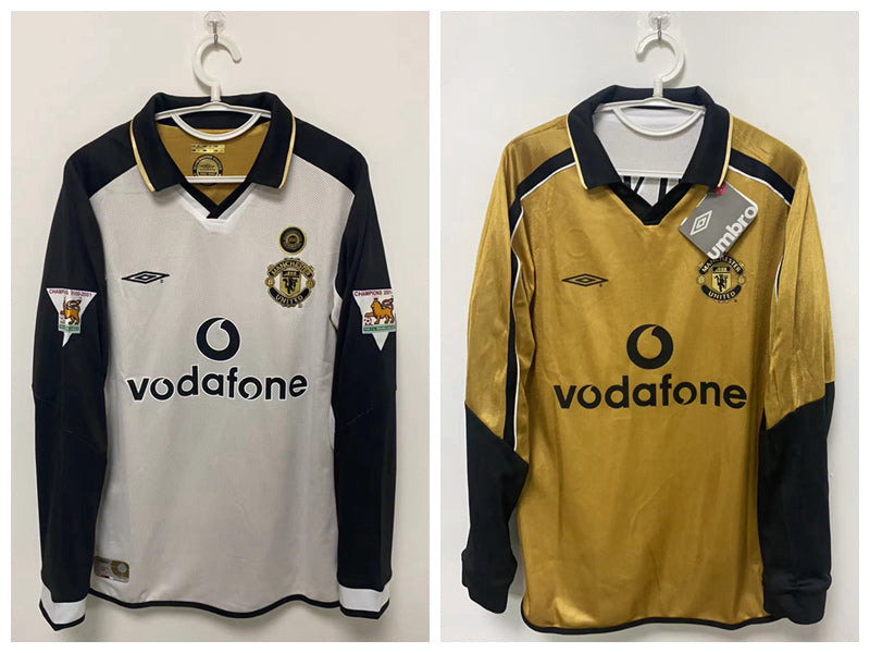Umbro David Beckham Manchester United 2001-2002 Centenary Umbro Reversible Third Original Retro Jersey