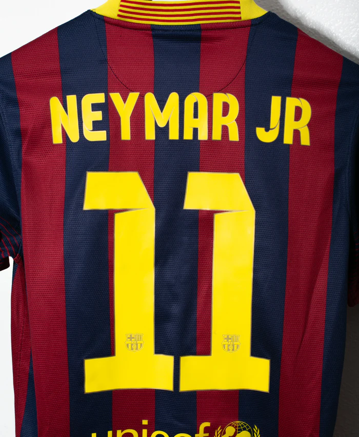 Neymar 2013-14 Barcelona Home Original Retro Jersey