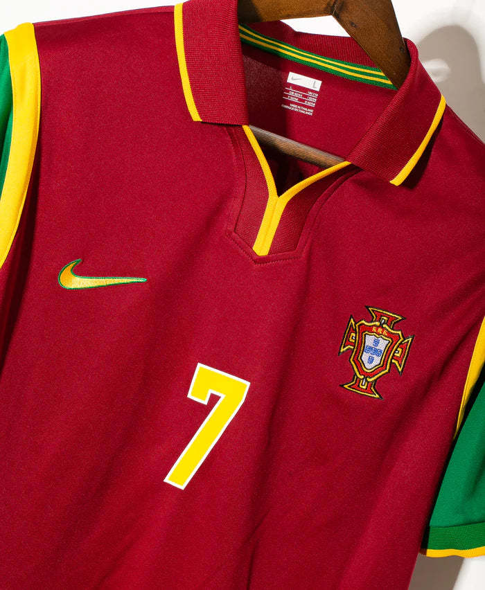 Luis Figo Portugal National Team 1998 Home Original Retro Jersey