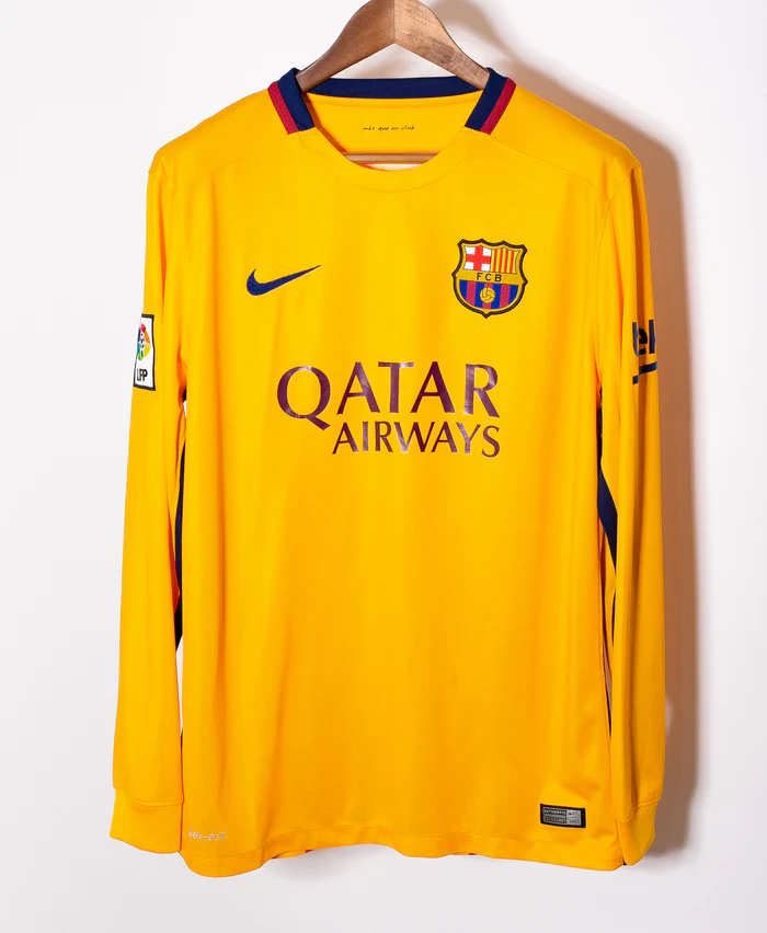Neymar 2015-16 Barcelona Away Original Retro Jersey