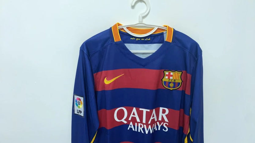 Neymar 2015-16 Barcelona Home Original Retro Jersey