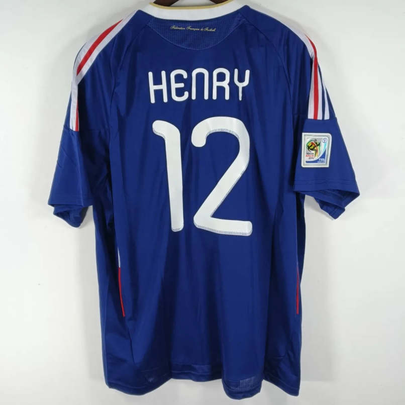 Thierry Henry France National Team 2010 Home Original Retro Jersey