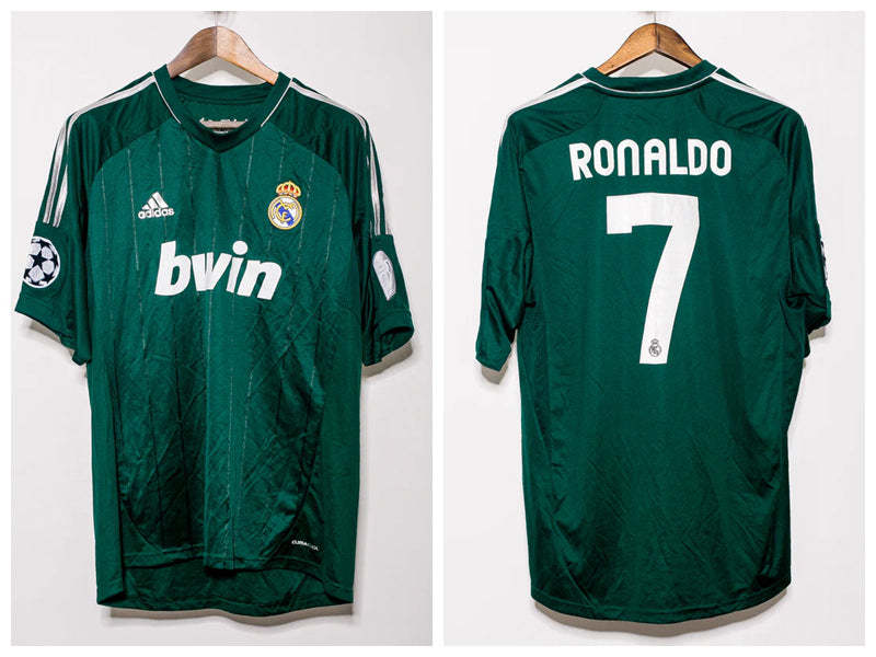 Cristiano Ronaldo CR7 Real Madrid 12/13 Fourth Original Retro Jersey